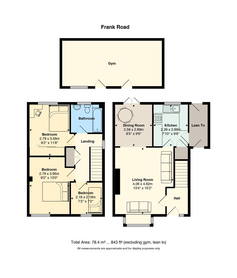 Floorplan for Frank Road, Ely, Cardiff